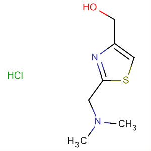 Structure of 4-Thiazolemethanol, 2-[(dimethylamino)methyl]-, monohydrochloride