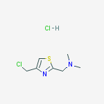 n,n-dimethylaminomethyl-4-chloromethyl thiazole.hydrochloride(Ni4)结构式
