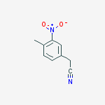 Structure of 2-(4-METHYL-3-NITROPHENYL)ACETONITRILE