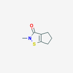 Structure of 2-methyl-4,5-trimethylene-4-isothiazolin-3-one