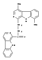 Structure of 3-(4,8-Dimethoxy-9H-pyrido[3,4-b]indol-1-yl)-1-(9H-pyrido[3,4-b]indol-1-yl)-1-propanone