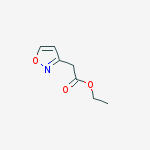 3-ISOXAZOLEACETIC ACID ETHYL ESTER结构式