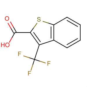 Structure of BENZO[B]THIOPHENE-2-CARBOXYLIC ACID, 3-(TRIFLUOROMETHYL)-