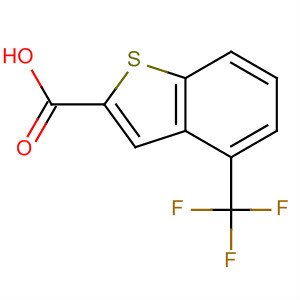 Structure of 4-(Trifluoromethyl)-1-benzothiophene-2-carboxylic acid