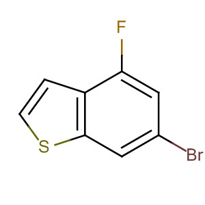 Structure of Benzo[b]thiophene, 6-bromo-4-fluoro-