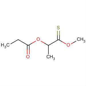 Propanethioic acid, 2-(1-oxopropoxy)-, S-methyl ester结构式