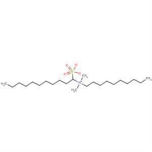Structure of 1-Decanaminium, N-decyl-N,N-dimethyl-, methyl sulfate