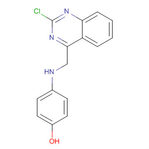 Structure of Phenol, 4-[(2-chloro-4-quinazolinyl)methylamino]-