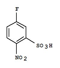 3-氟-6-硝基苯磺酸结构式
