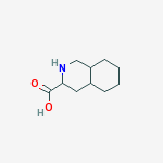DECAHYDROISOQUINOLINE-3-CARBOXYLIC ACID结构式