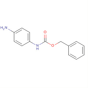 Structure of Carbamic acid, (4-aminophenyl)-, phenylmethyl ester