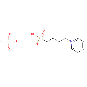 Structure of Pyridinium, 1-(4-sulfobutyl)-, sulfate (1:1)