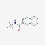 Structure of N-TERT-BUTYLNAPHTHALENE-2-CARBOXAMIDE