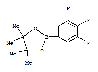 Structure of 3,4,5-TRIFLUOROPHENYLBORONIC ACID, PINACOL ESTER
