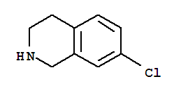 Structure of 7-CHLORO-1,2,3,4-TETRAHYDRO-ISOQUINOLINE