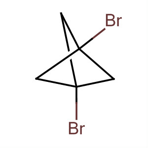Structure of Bicyclo[1.1.1]pentane, 1,3-dibromo-