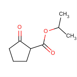 Structure of Cyclopentanecarboxylic acid, 2-oxo-, 1-methylethyl ester