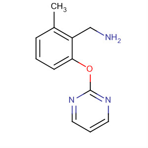 Structure of Benzenemethanamine, N-methyl-3-(2-pyrimidinyloxy)-