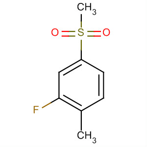 2-Fluoro-4-(methylsulfonyl)toluene结构式