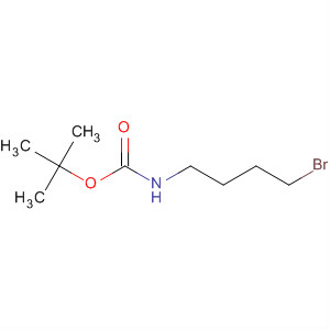 Structure of Carbamic acid, (3-bromopropyl)methyl-, 1,1-dimethylethyl ester