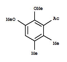 Structure of Ethanone,1-(2,3-dimethoxy-5,6-dimethylphenyl)-