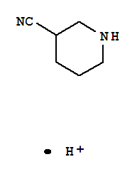 Structure of PIPERIDINE-3-CARBONITRILE HYDROCHLORIDE