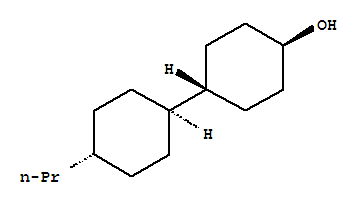 反-4-(反-4-丙基环己基)环己醇结构式