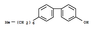 Structure of 4-N-HEPTYLBIPHENYL