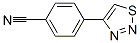 Structure of 4-(1,2,3-THIADIAZOL-4-YL)BENZONITRILE