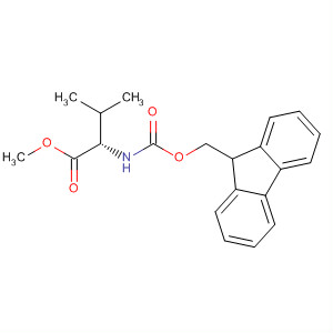 L-Valine, N-[(9H-fluoren-9-ylmethoxy)carbonyl]-, methyl ester结构式