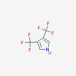 3,4-bis(trifluoromethyl)-1H-pyrrole结构式