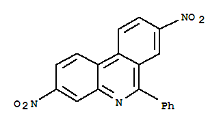 Structure of 3,8-DINITRO-6-PHENYLPHENANTHRIDINE