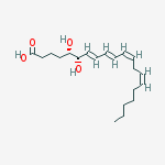 (5S 6S)-DIHYDROXY-(7E 9E 11Z 14Z)- EICOS结构式