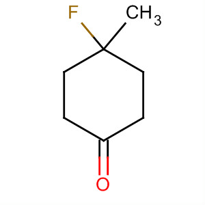 Structure of Cyclohexanone, 4-fluoro-4-methyl-