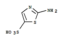 Structure of 2-aMino-1,3-thiazole-5-sulfonic acid