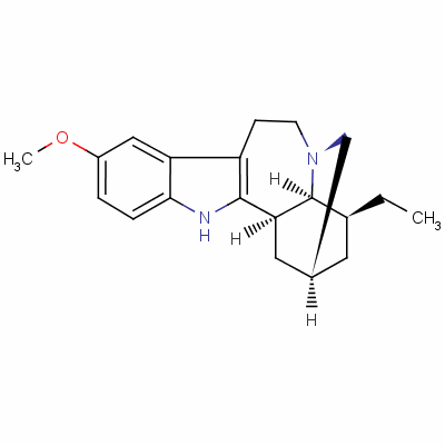 Structure of tabernanthine