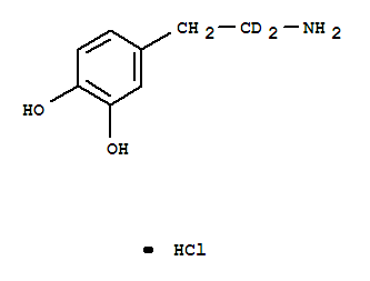 2-(3,4-DIHYDROXYPHENYL)ETHYL-1,1-D2-AMINE旽CL结构式