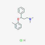 N,N-dimethyl-3-(2-methyl-phenyloxy)-3-phenyl-propanamine结构式