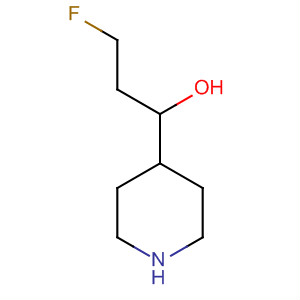 Structure of 4-PIPERIDINEMETHANOL, 1-(2-FLUOROETHYL)