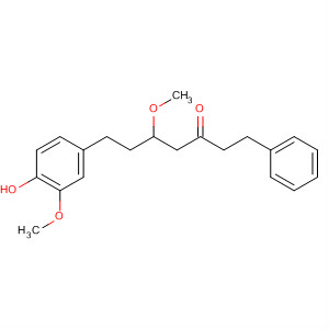 3-Heptanone, 7-(4-hydroxy-3-methoxyphenyl)-5-methoxy-1-phenyl-结构式