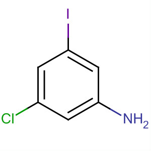 Structure of Benzenamine, 3-chloro-5-iodo-