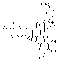 黄芪甲苷结构式