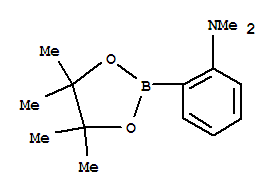 Structure of DIMETHYL[2-(4,4,5,5-TETRAMETHYL-1,3,2-DIOXABOROLAN-2-YL)PHENYL]AMINE