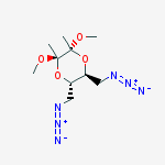 Structure of (2R,3R,5S,6S)-5,6-Bis(azidoMethyl)-2,3-diMethoxy-2,3-diMethyl-1,4-dioxane