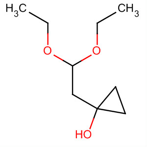 Cyclopropanol, 1-(2,2-diethoxyethyl)-结构式