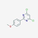 4,6-DICHLORO-2-(4-METHOXYPHENYL)PYRIMIDINE结构式