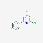 Structure of 4,6-DICHLORO-2-(4-FLUOROPHENYL)PYRIMIDINE