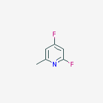 Structure of PYRIDINE,2,4-DIFLUORO-6-METHYL-