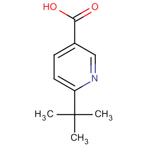 3-Pyridinecarboxylic acid, 6-(1,1-dimethylethyl)-结构式