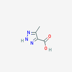 Structure of 5-Methyl-2H-1,2,3-triazole-4-carboxylic acid (SALTDATA: FREE)